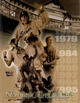 2003 Baseball Program thumbnail