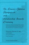 Dr. Ernesto Galarza Scholarship Symposium Program 1998 thumbnail