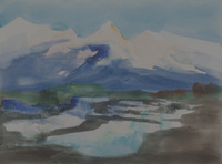 Sharp Mountains And Puddle thumbnail