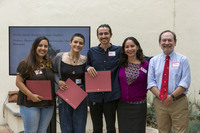 Dr. Georgina Guzman with students at 2017 SURF Program Reception thumbnail