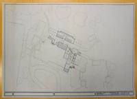 [Club de Golf Santa Anita, Guadalajara, Jalisco, Mexico, unidentified floor plan], carros de golf y bodega [and other rooms] thumbnail