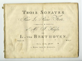 Sonata in D major for piano, four hands, op. 6, published by Mitchell thumbnail