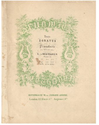 Trois sonates pour le pianoforté avec violon obligé thumbnail