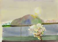 Bright Sun, Hill, Blossom Tree thumbnail