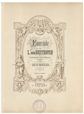 Klavierstücke, published by Louis Koehler thumbnail