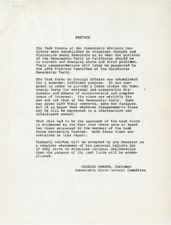 Position Paper Task force on Foreign Policy Democratic Advisory Committee thumbnail