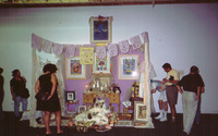 Altar Installation for the Day of the Dead Exhibition at the Latino Museum of History, Art and Culture thumbnail