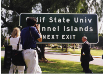 First Official Signage of CSUCI - 2000 thumbnail
