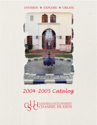2004-2005 CSUCI Catalog thumbnail