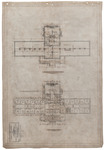 Dormitory building, Cal Poly Technic School, footing and floor plans, sheet 2, 1907 thumbnail