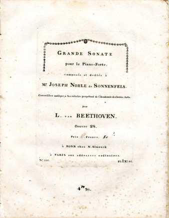 Sonata in D major for piano four hands, op. 6, published in H. Carvin thumbnail
