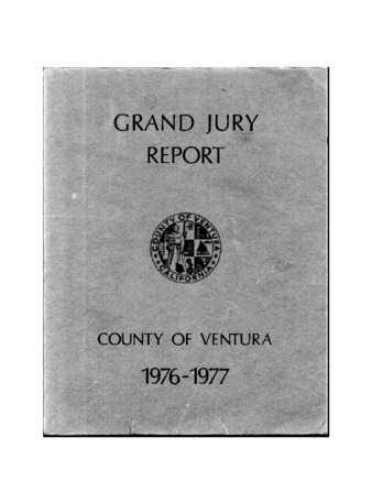 Ventura County Grand Jury Report thumbnail