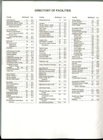 1997 Campus Map and Directory thumbnail
