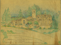 Sketch of Monasterio de Santa Maria de Ovila, as reassembled thumbnail