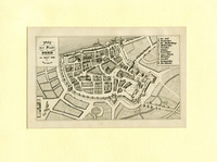 Map of the city of Bonn in the year 1648 according to Merian thumbnail