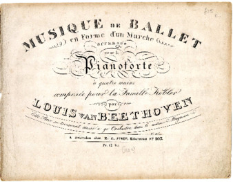Symphony no. 2 in D major, op. 36, arranged for piano trio (piano part only) thumbnail