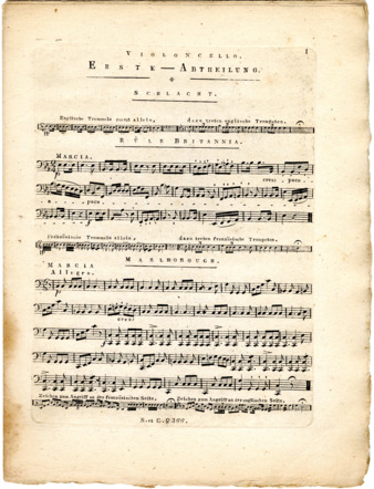 Wellington's Victory arranged for string quintet thumbnail