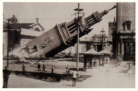 Destroying buildings constructed for the Panama Pacific International Exposition, San Francisco, 1915. thumbnail