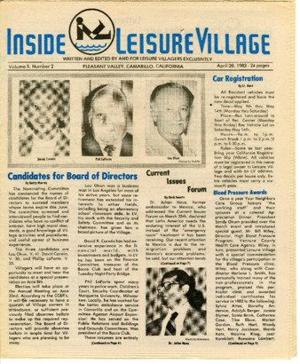 Inside Leisure Village Vol. 5 No. 2 thumbnail