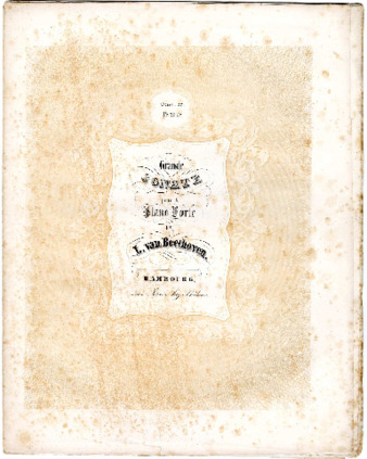 Grande sonate pour le piano forte : Oeuv. 22 ... par L. van Beethoven thumbnail