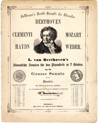 Piano sonata no. 12 in A-flat major, op. 26, ed. by Moscheles thumbnail