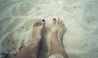 Feet in the sand thumbnail