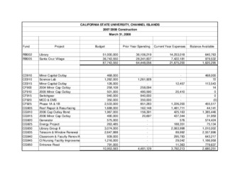 2008 March Construction report – summary thumbnail
