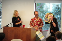 Karen Carey accepting an award at the 2014 Faculty Accomplishment Celebration thumbnail