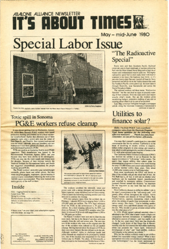 It's About Times: Abalone Alliance Newsletter, May-June 1980 thumbnail