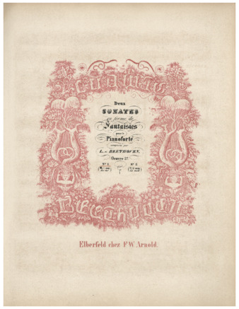 Piano Sonata no. 13 in E-flat major, op. 27, no. 1, published by Arnold thumbnail