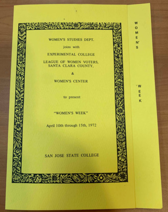SJSU Women's Week, 1972 thumbnail