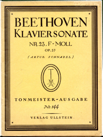 Piano Sonata no. 23 in F minor, op. 57, edited by Schnabel thumbnail