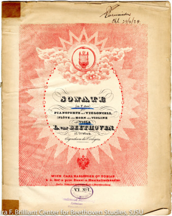 Sonata for horn and piano, op. 17, arrangement for viola thumbnail