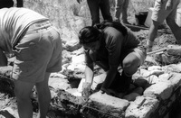 Gallegos farm, Horno construction 003 thumbnail