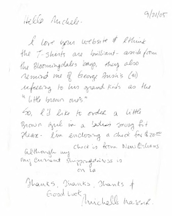 Fan letter to Michele Serros thumbnail