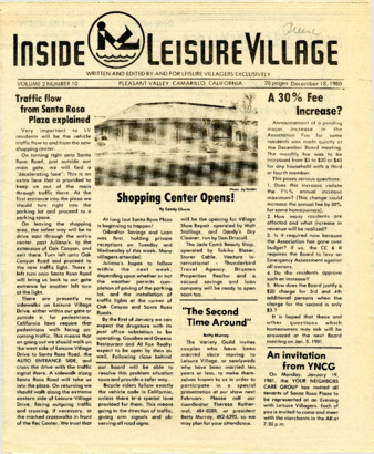 Inside Leisure Village Vol. 2 No. 10 thumbnail