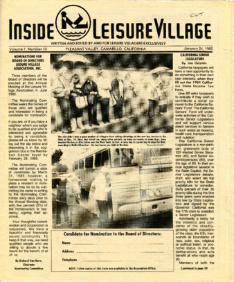 Inside Leisure Village Vol. 6 No. 11 thumbnail