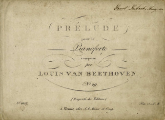 Prélude pour le pianoforte thumbnail