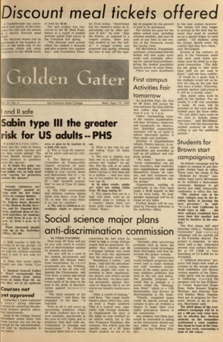Golden Gater 19 September 1962 thumbnail