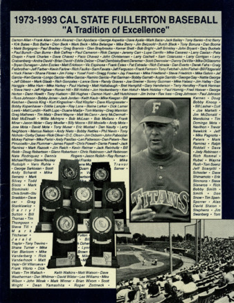 1993 Baseball Program thumbnail