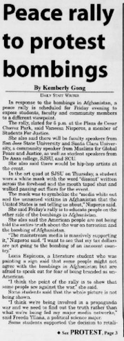 Peace Rally to Protest Bombings thumbnail