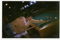 Michele Serros playing pool thumbnail