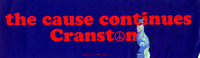 Alan Cranston bumper sticker thumbnail