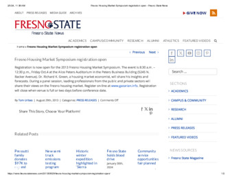 Fresno Housing Market Symposium registration open thumbnail