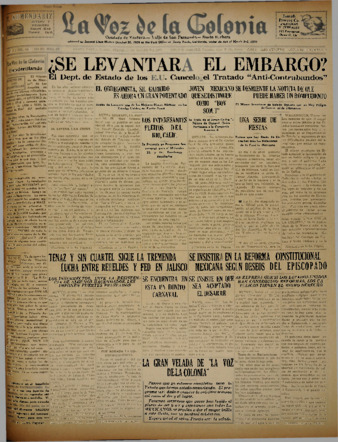 La Voz de la Colonia 24 De Marzo 1927 thumbnail