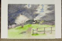 White Horse And Rainy Sky thumbnail