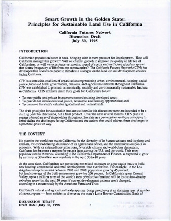 Discussion draft version of California Future Network letter thumbnail