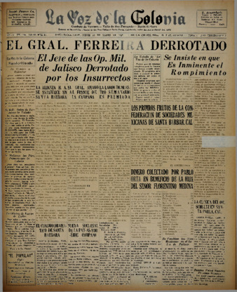 La Voz de la Colonia 10 De Marzo 1927 thumbnail