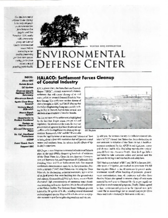 HALACO: Settlement Forces Cleanup of Coastal Industry thumbnail