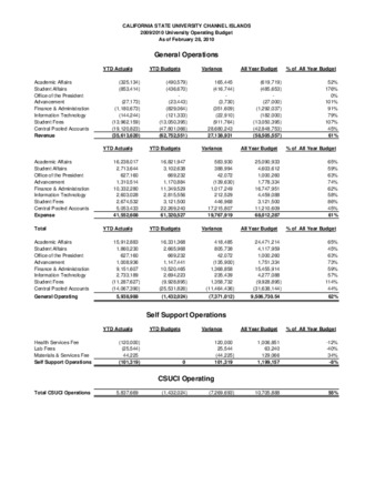 2010 February Operating report – summary thumbnail
